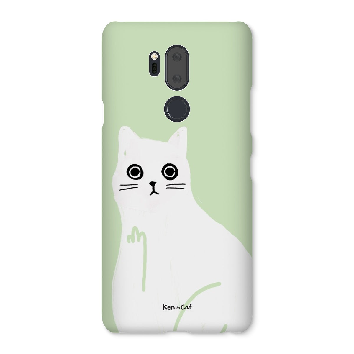 Middle Finger - Green Phone Case