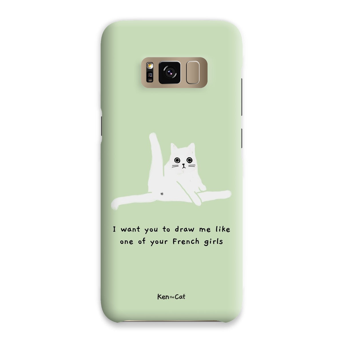 Draw Me Like Your French Girls - Green Phone Case