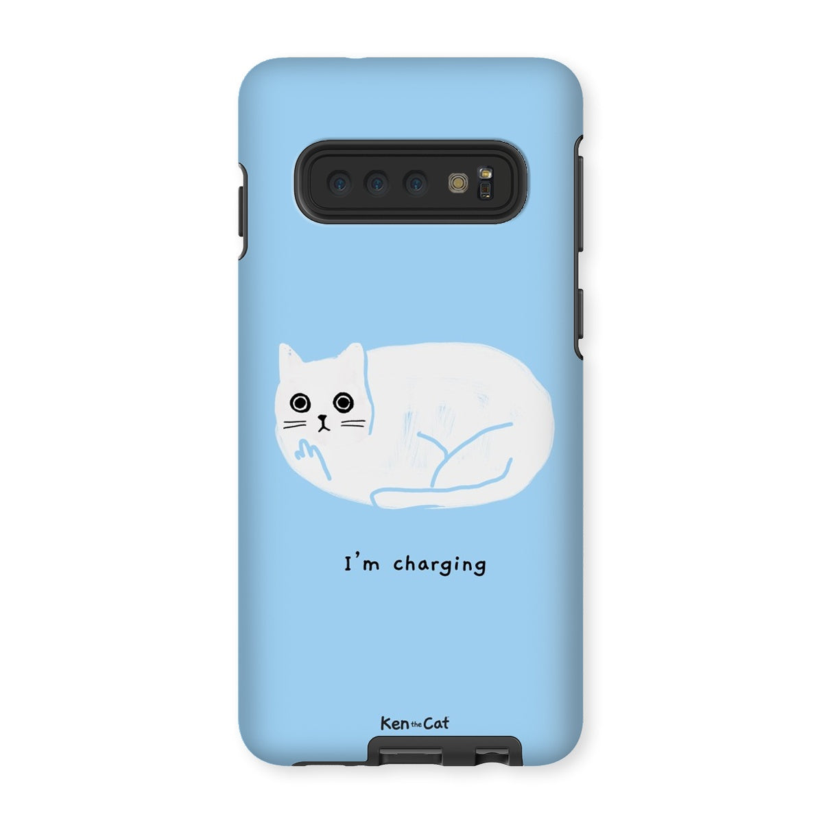 I'm Charging - Blue Phone Case
