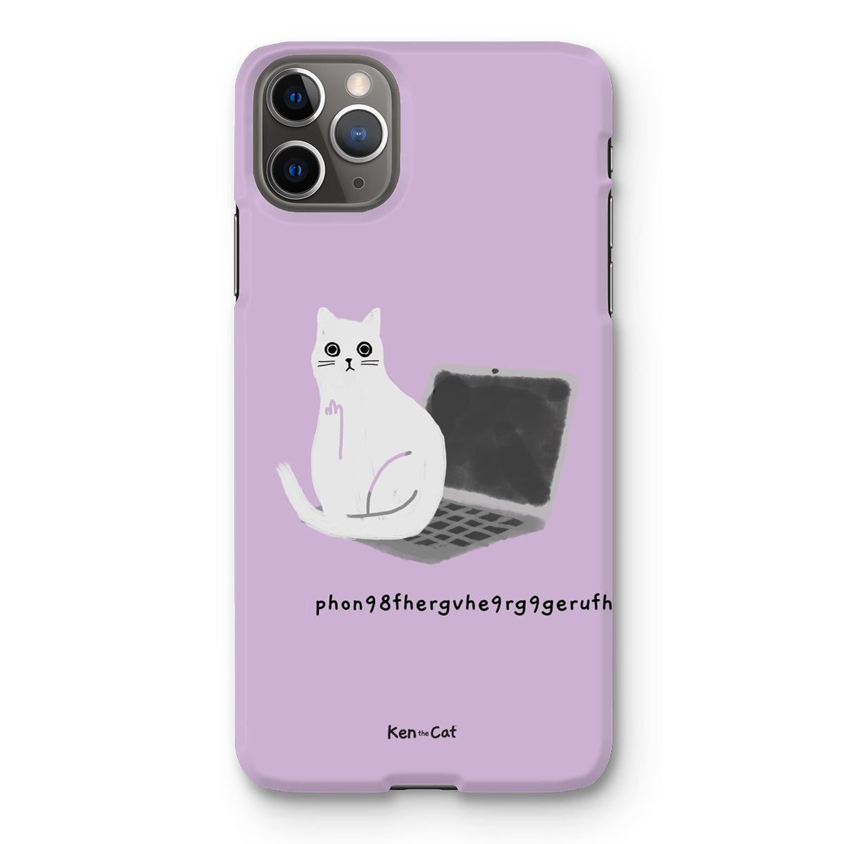 Laptop - Purple Phone Case