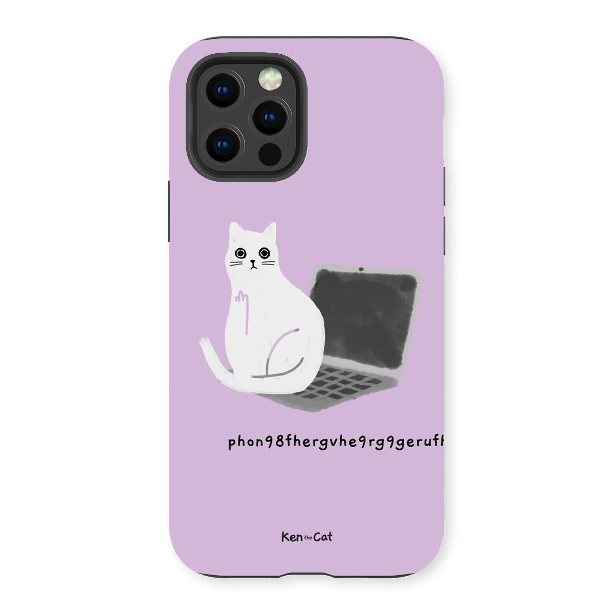 Laptop - Purple Phone Case