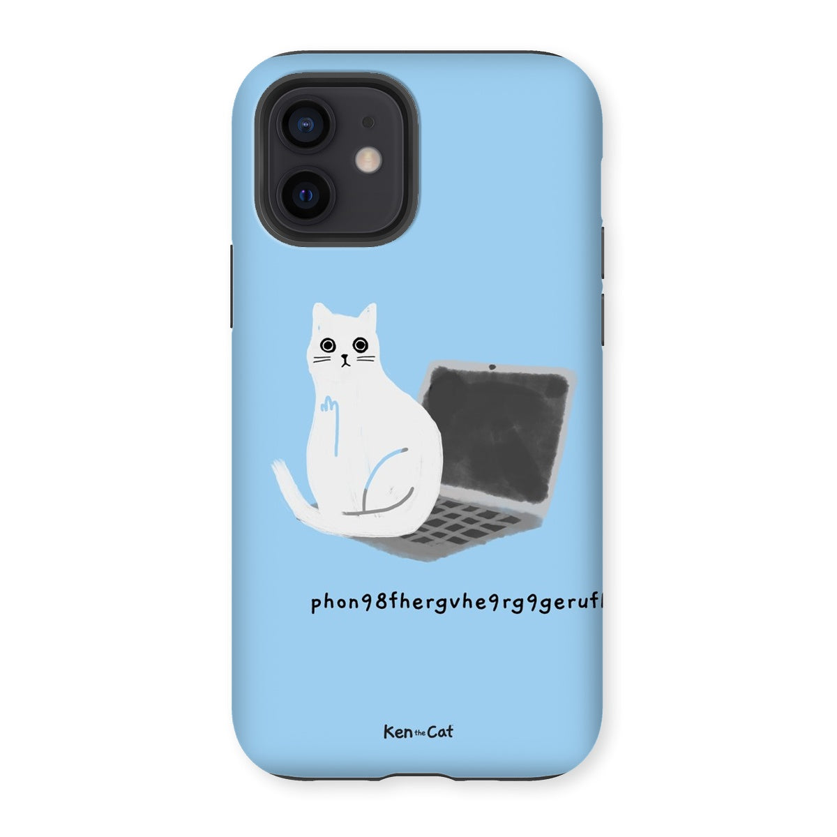 Laptop - Blue Phone Case