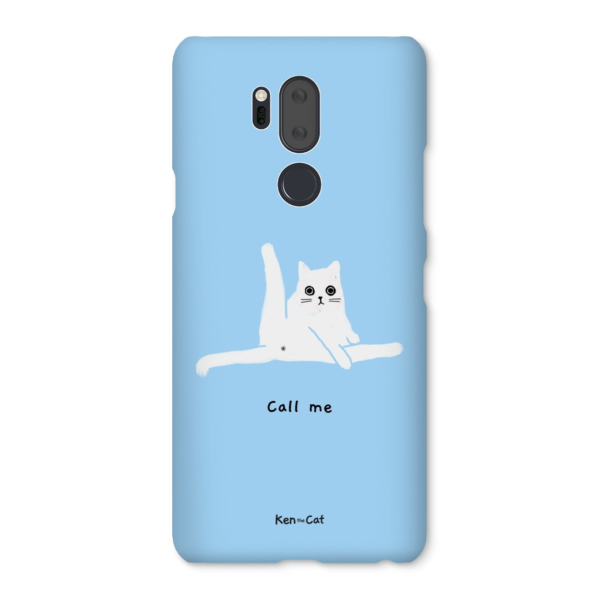 Call Me - Blue Phone Case
