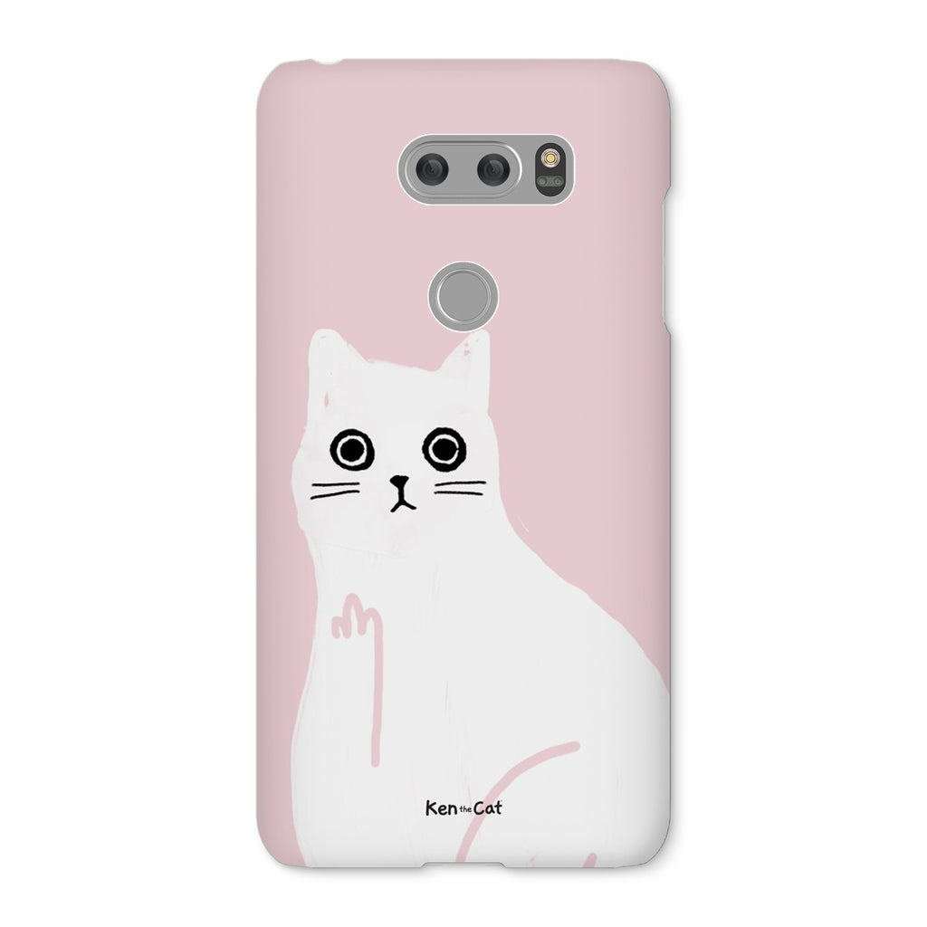Middle Finger - Pink Phone Case