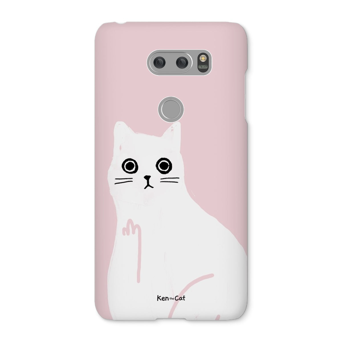 Middle Finger - Pink Phone Case