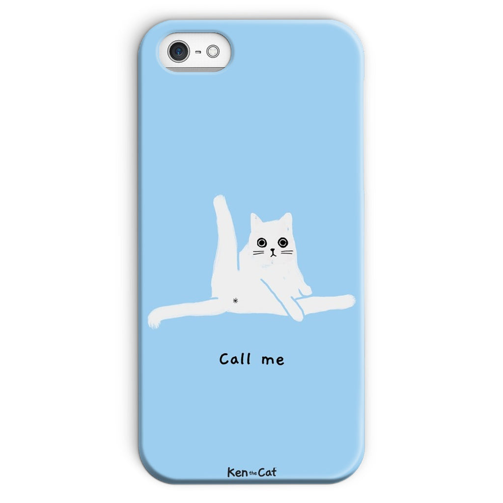 Call Me - Blue Phone Case