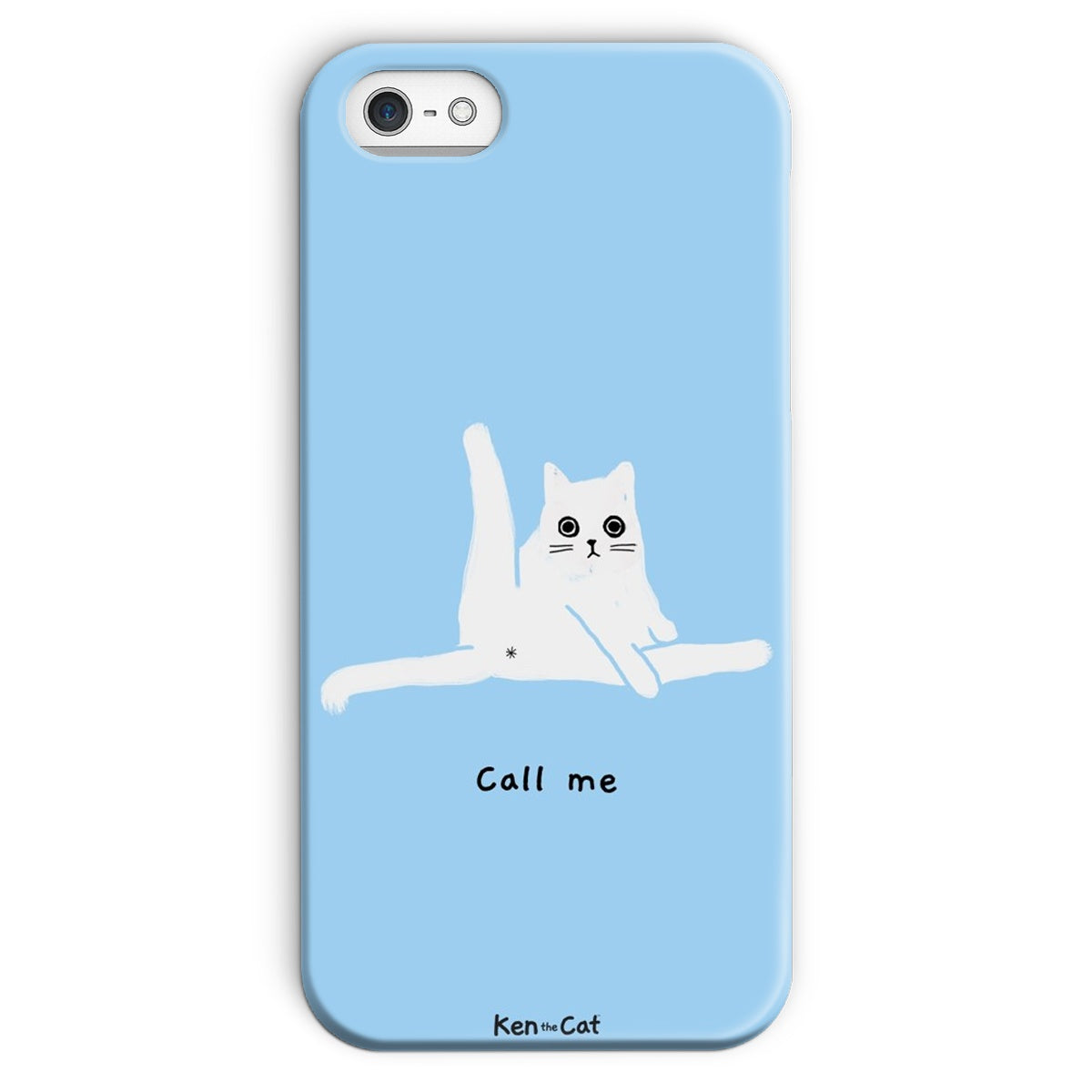 Call Me - Blue Phone Case