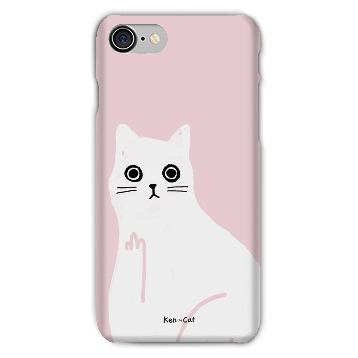 Middle Finger - Pink Phone Case
