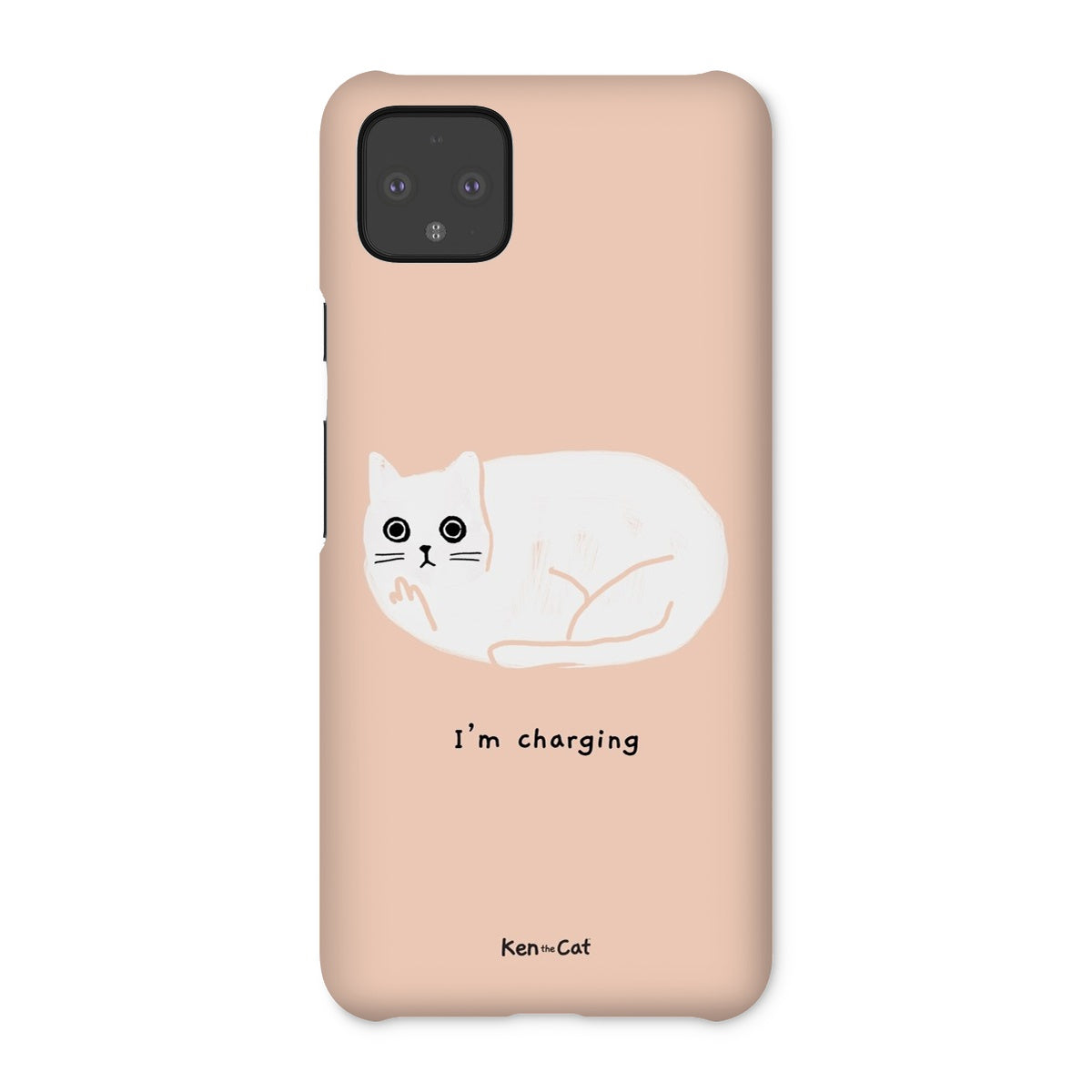 I'm Charging - Coral Phone Case