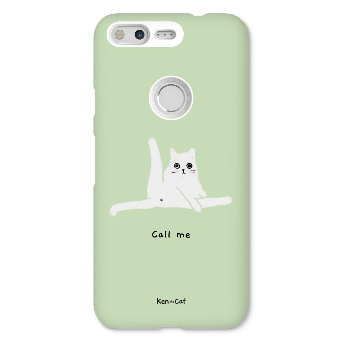 Call Me - Green Phone Case