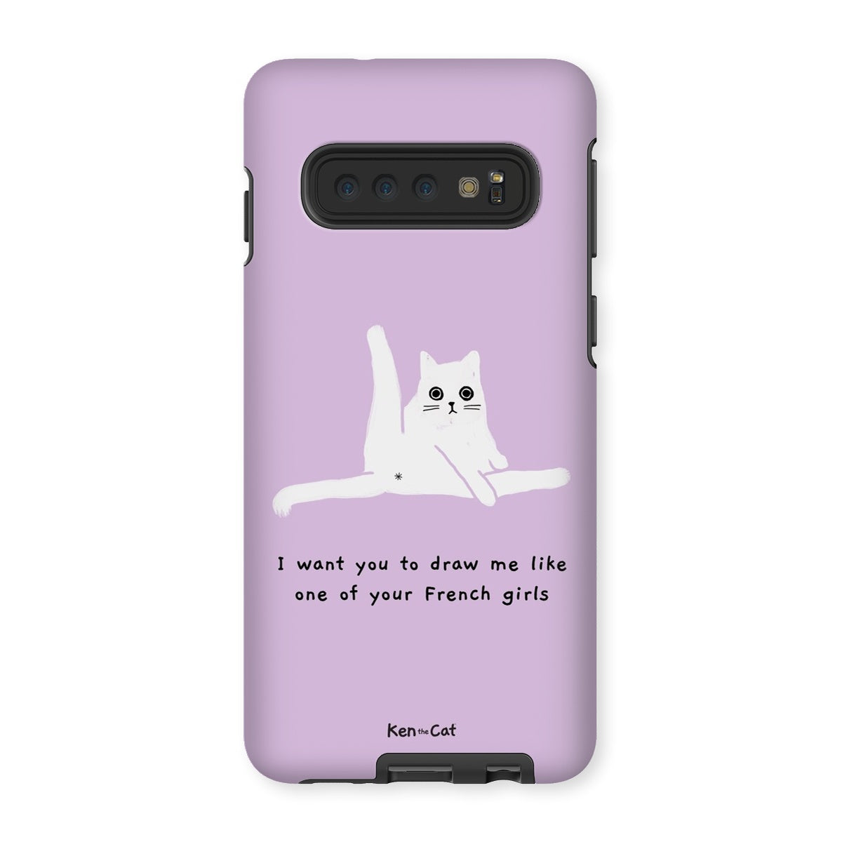 Draw Me Like Your French Girls - Purple Phone Case