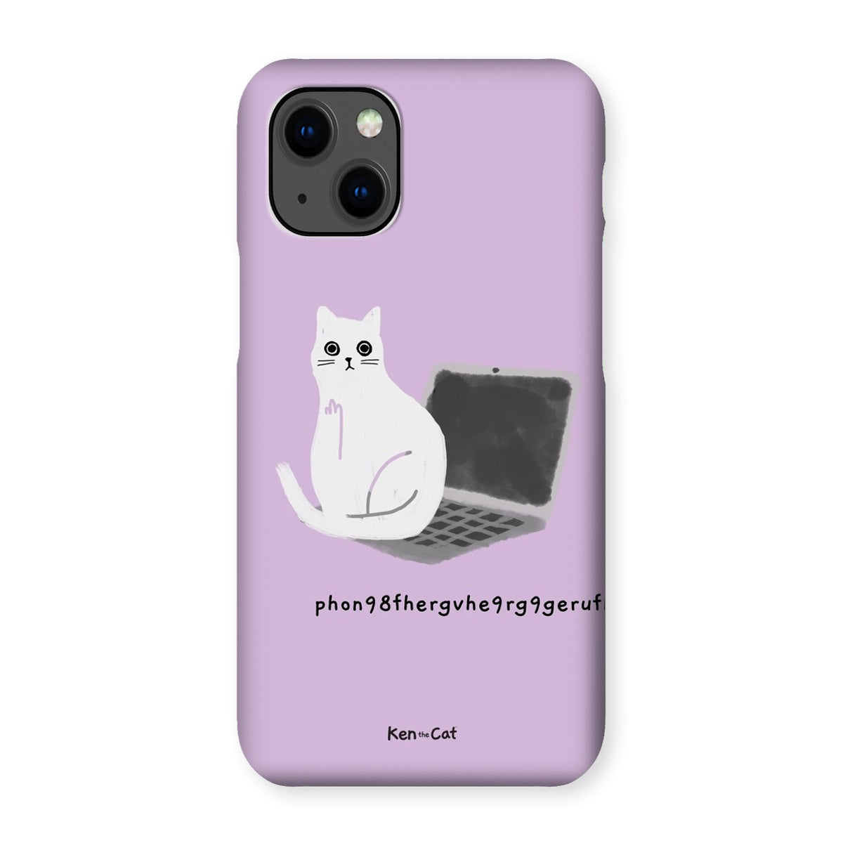 Laptop - Purple Phone Case