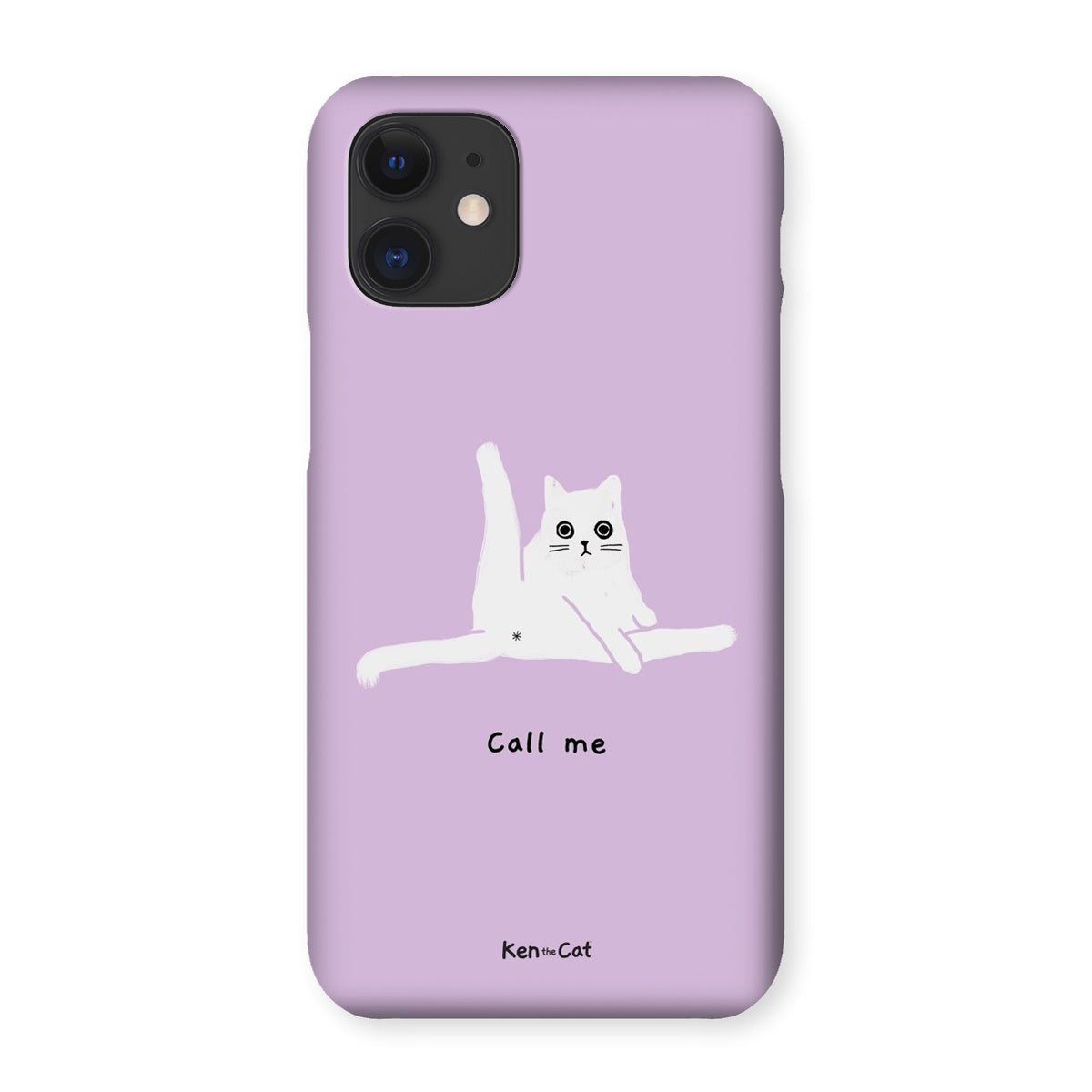 Call Me - Purple Phone Case