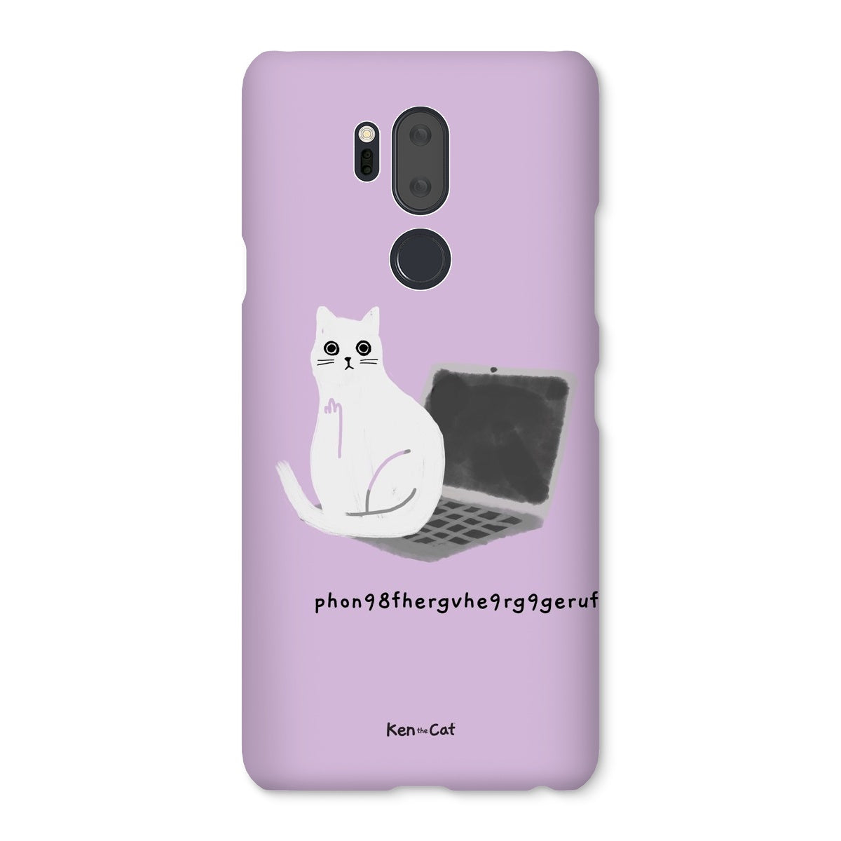 Laptop - Purple Phone Case