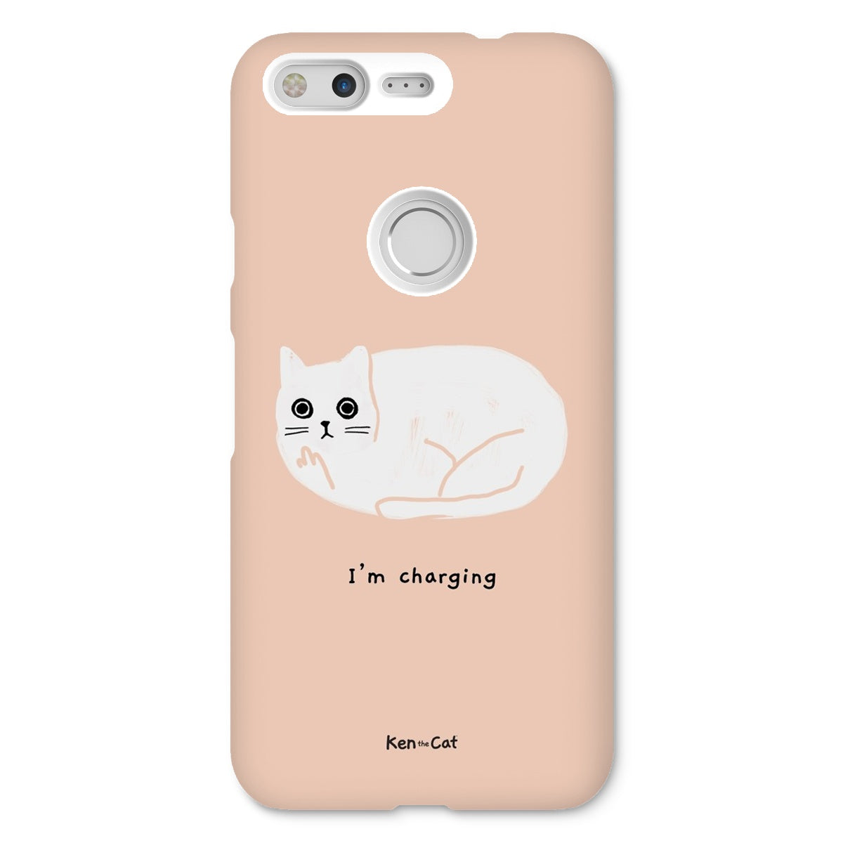 I'm Charging - Coral Phone Case