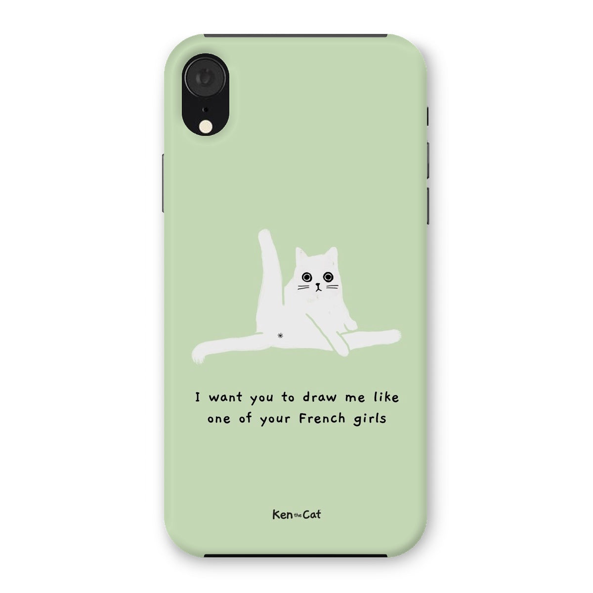 Draw Me Like Your French Girls - Green Phone Case