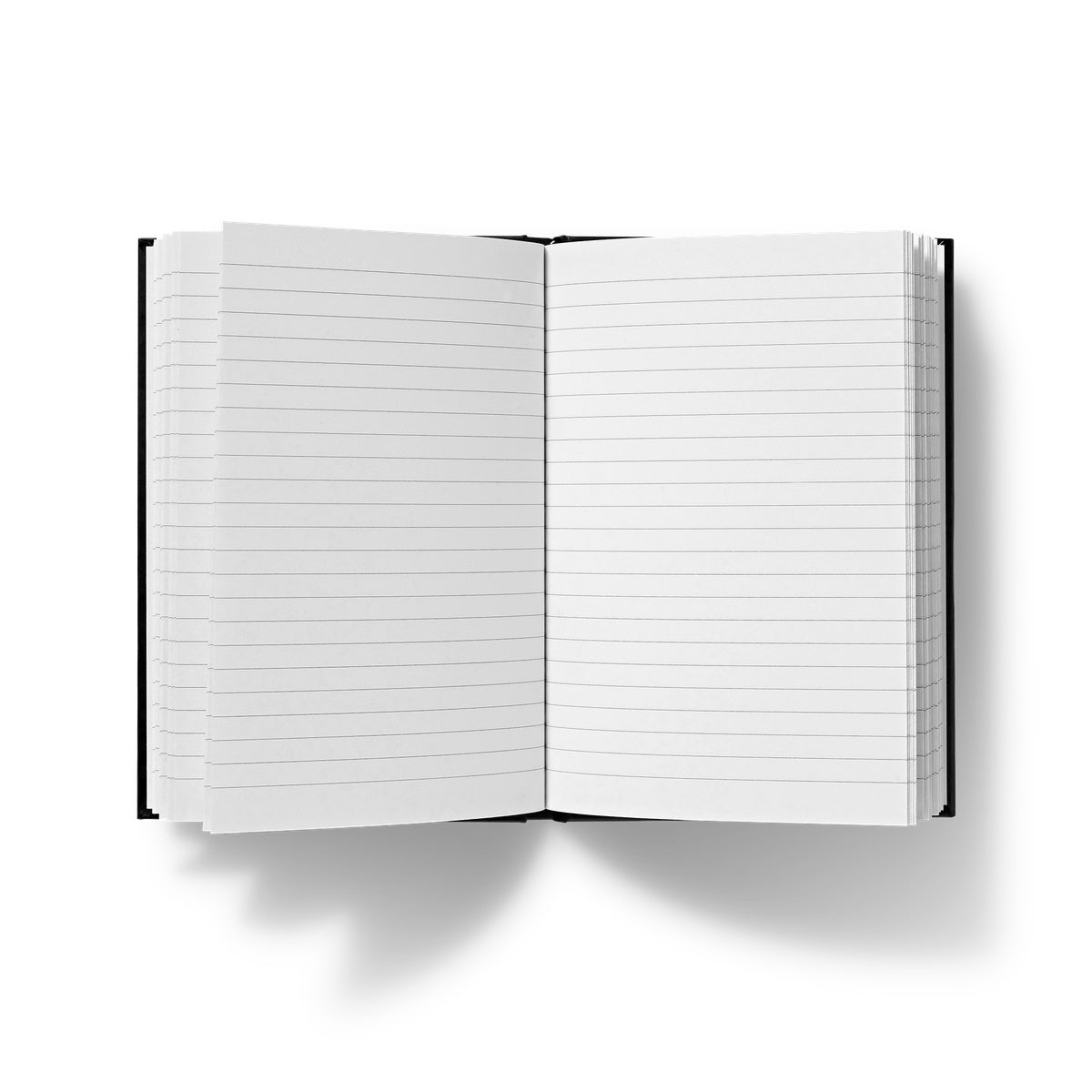 Ken the Cat think outside the box with litter tray blue A5 hardback journal lined paper