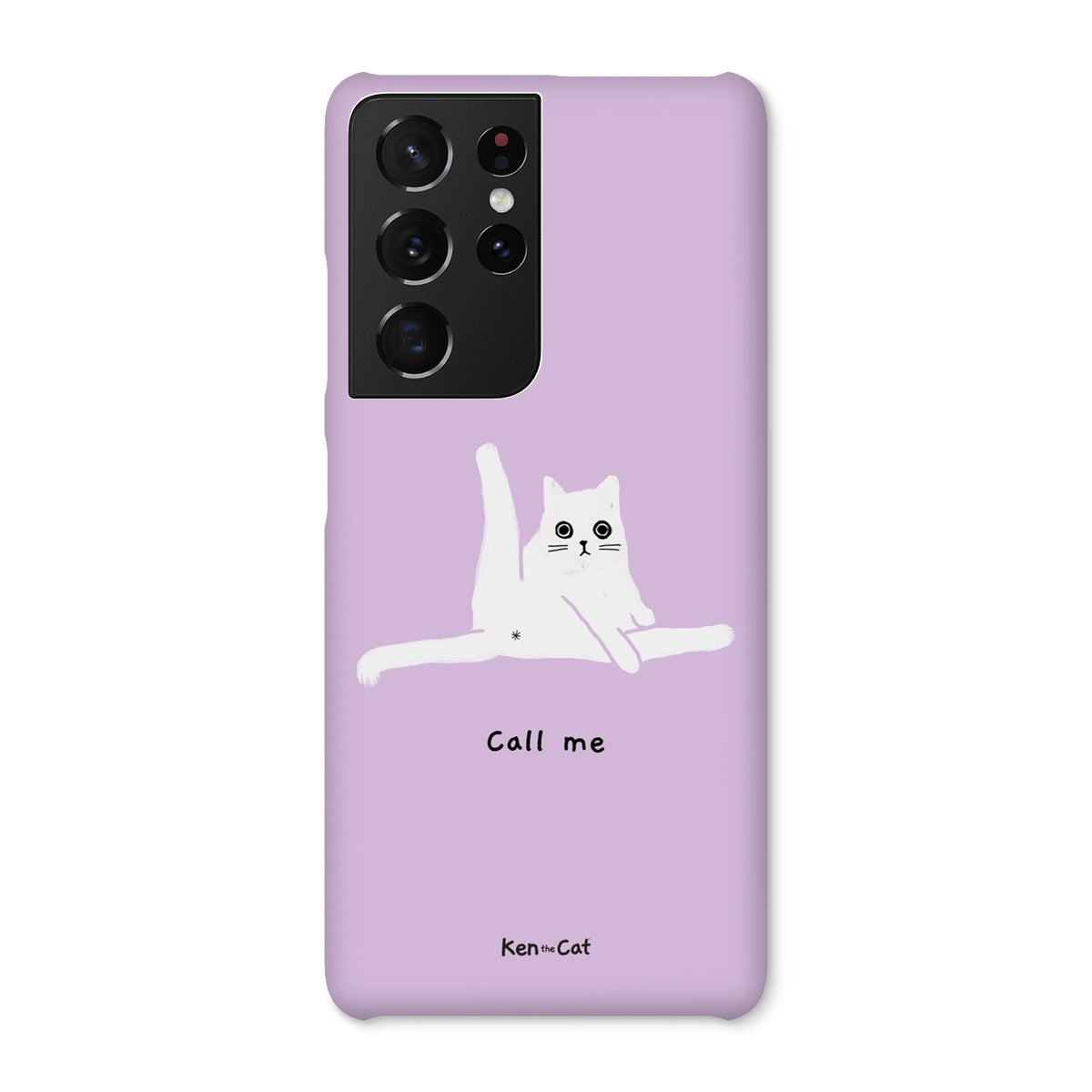 Call Me - Purple Phone Case