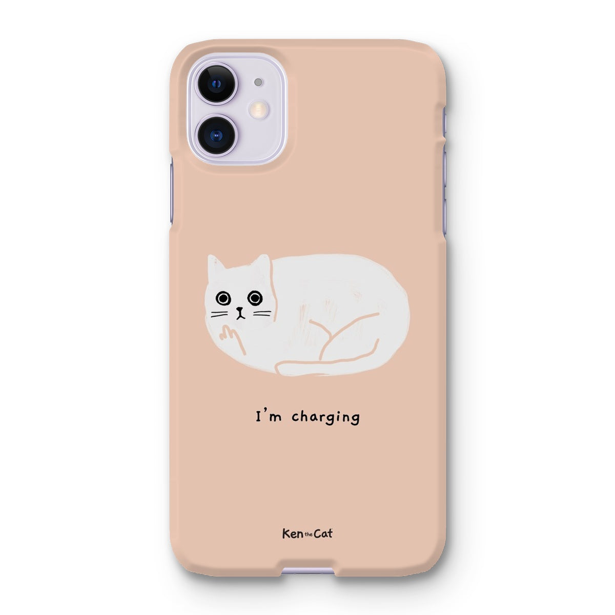 I'm Charging - Coral Phone Case