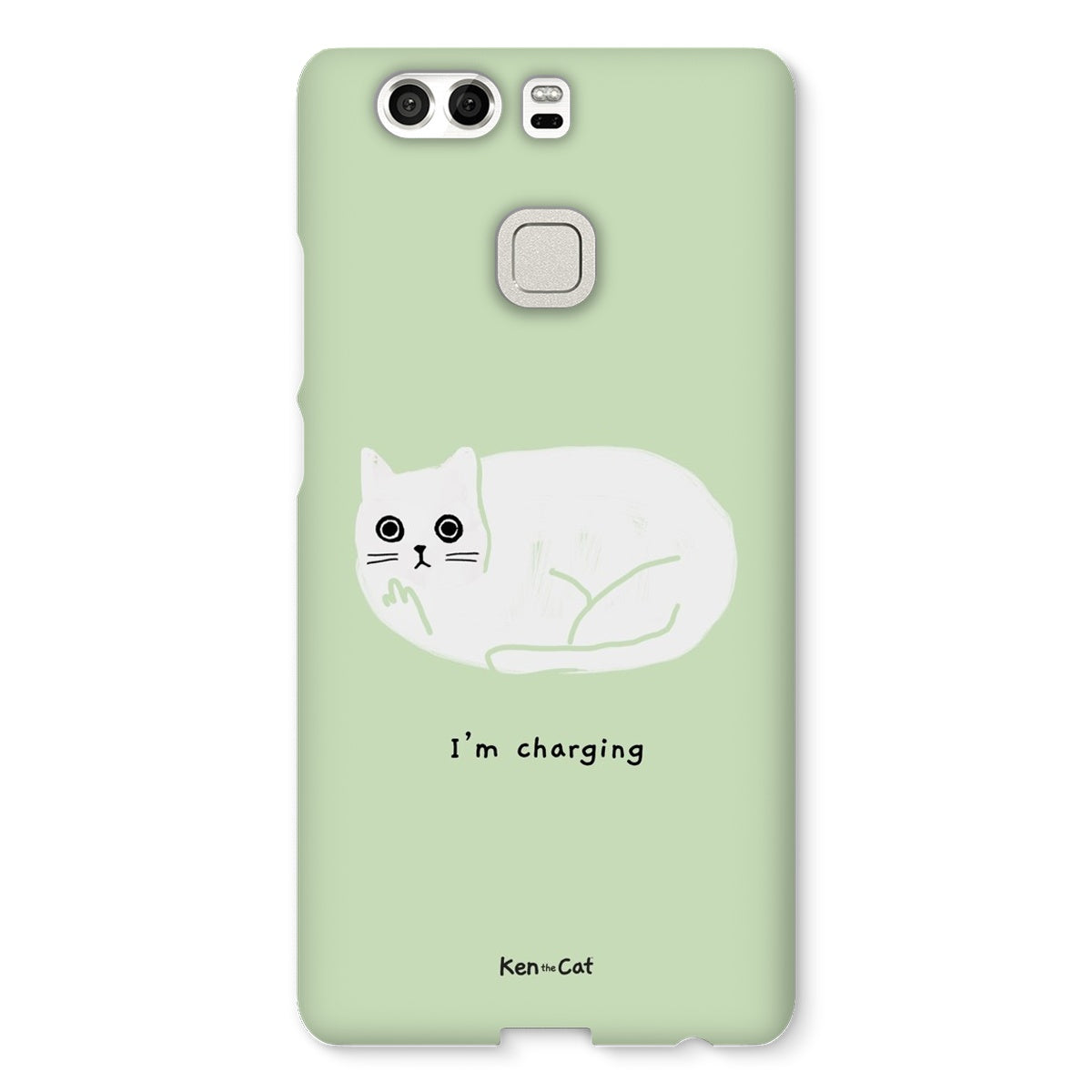 I'm Charging - Green Phone Case