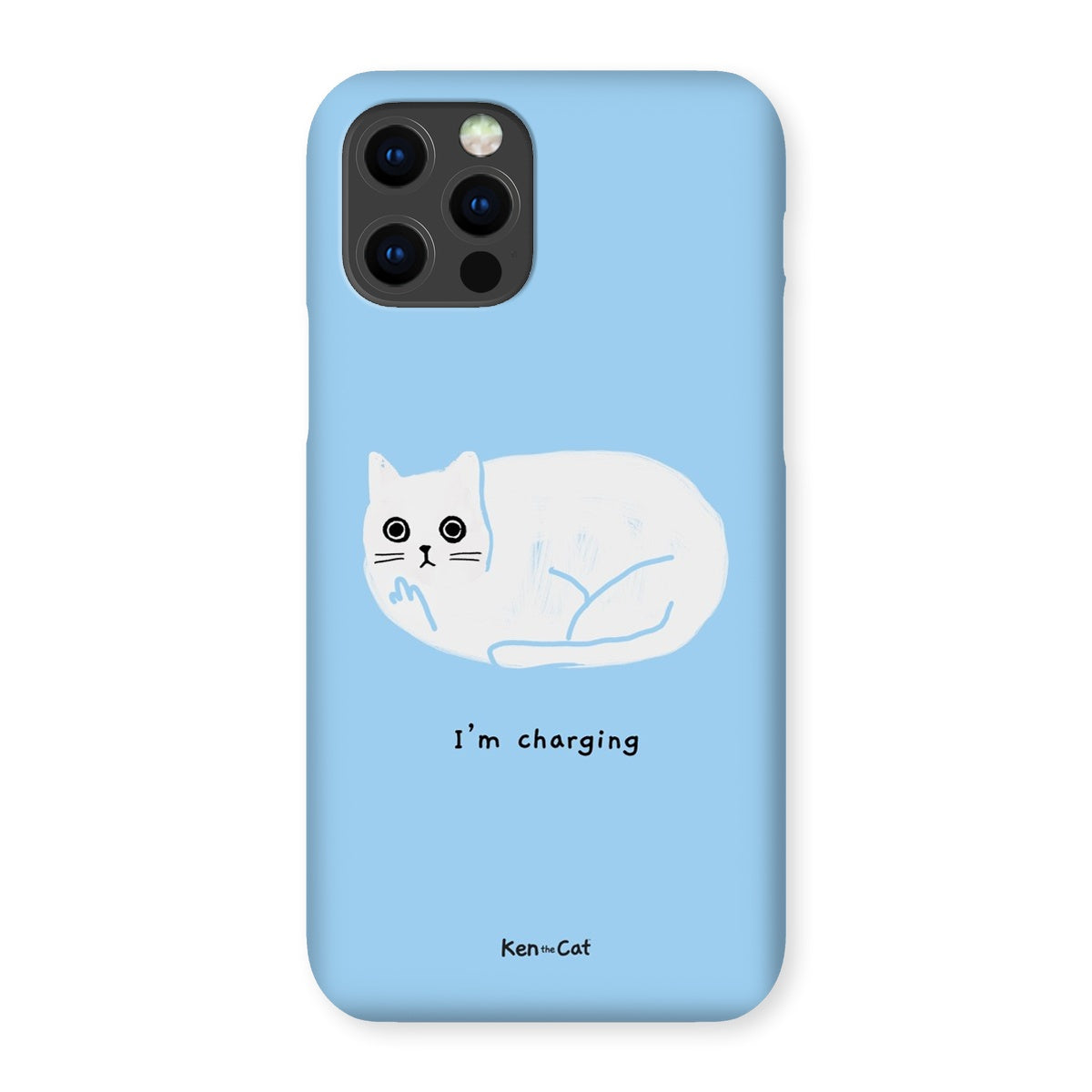 I'm Charging - Blue Phone Case