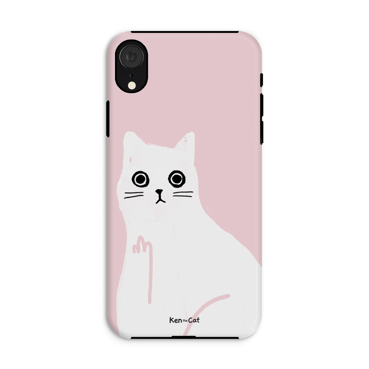 Middle Finger - Pink Phone Case