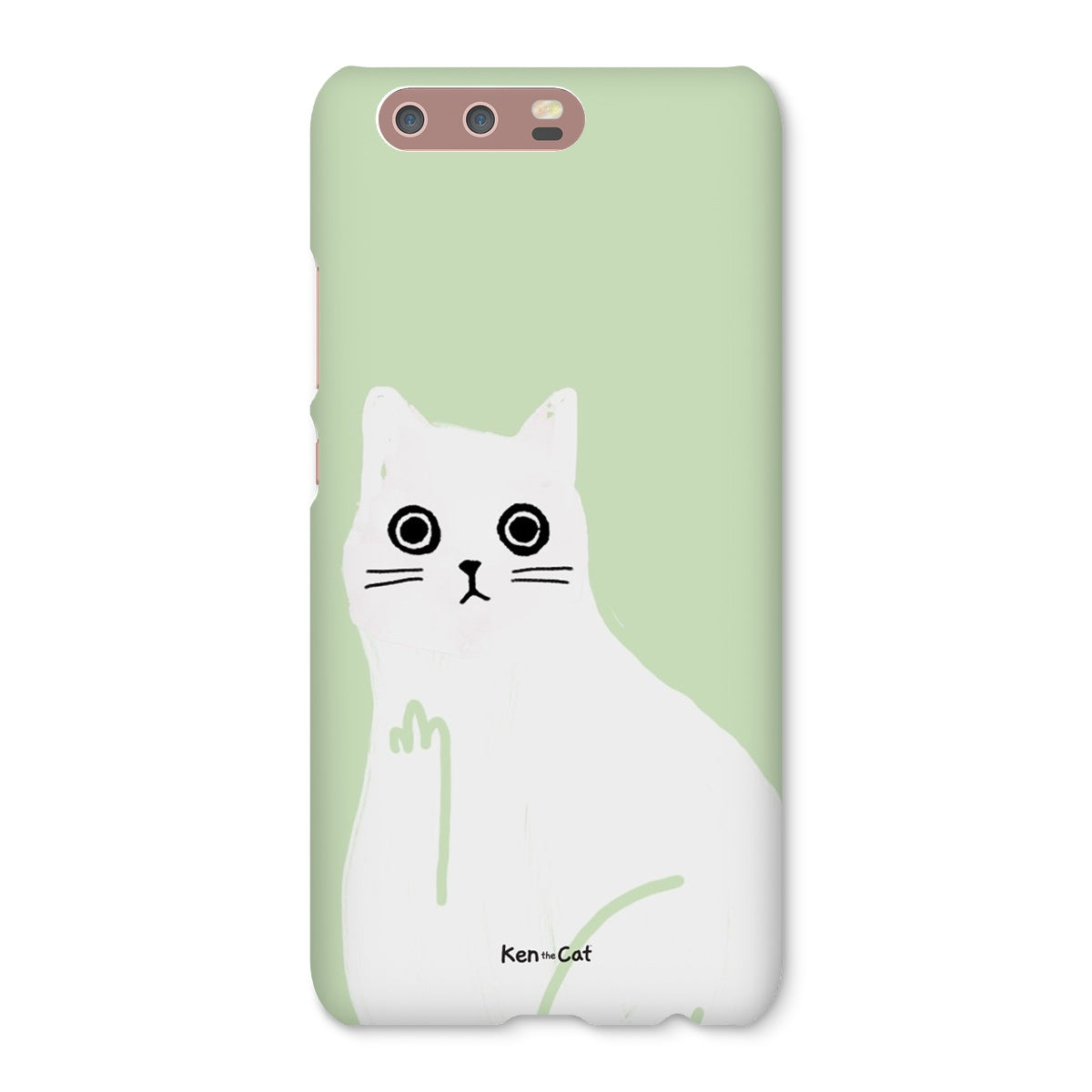Middle Finger - Green Phone Case