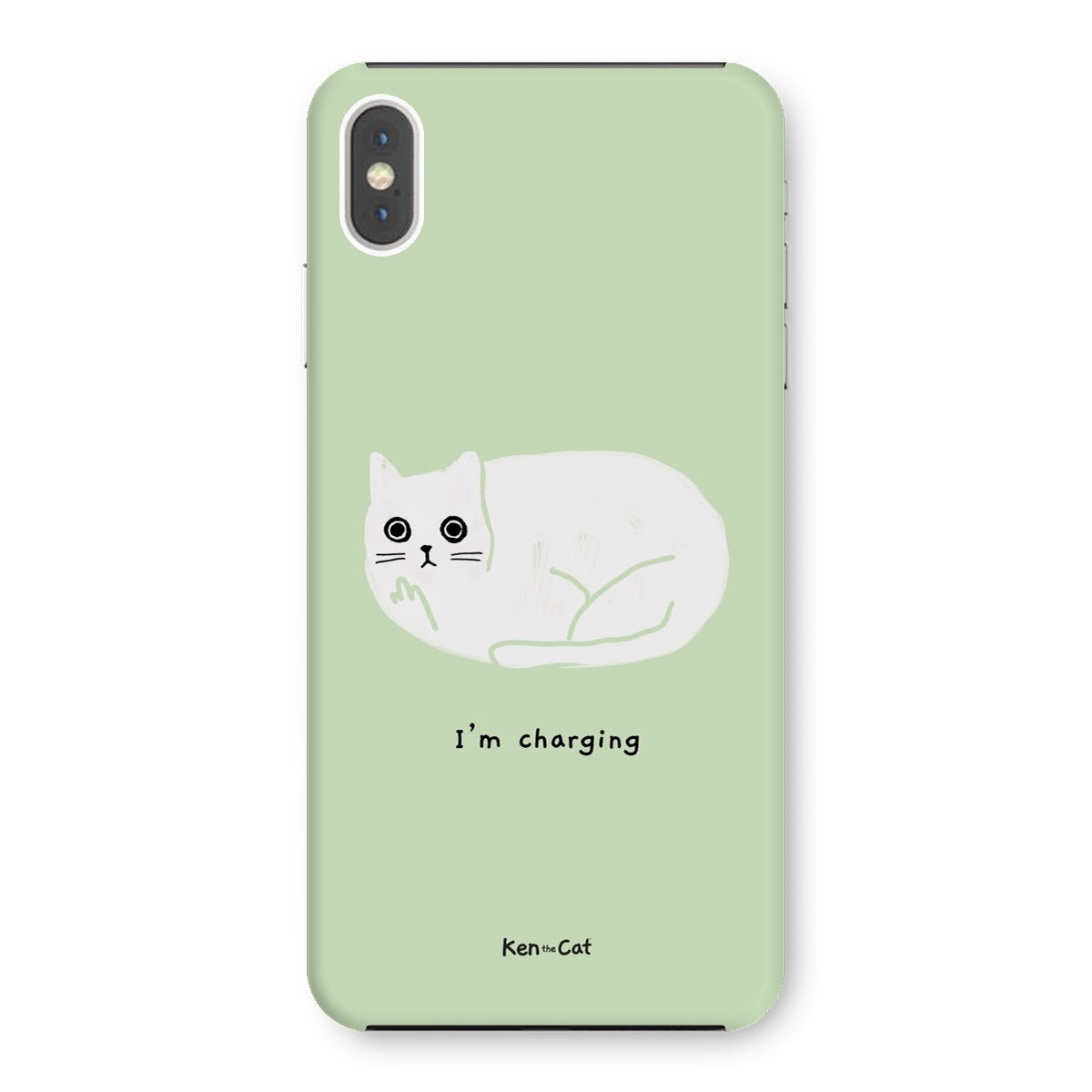 I'm Charging - Green Phone Case