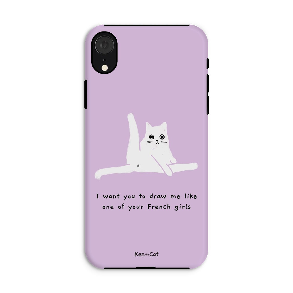 Draw Me Like Your French Girls - Purple Phone Case