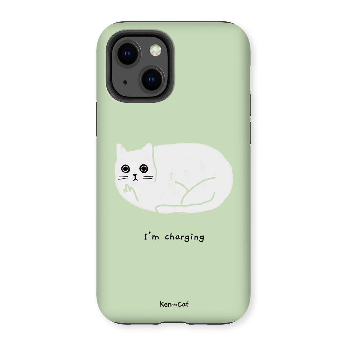 I'm Charging - Green Phone Case