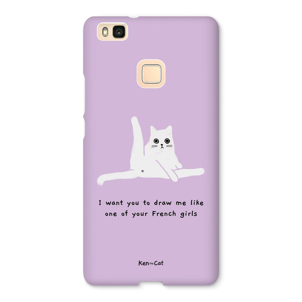 Draw Me Like Your French Girls - Purple Phone Case