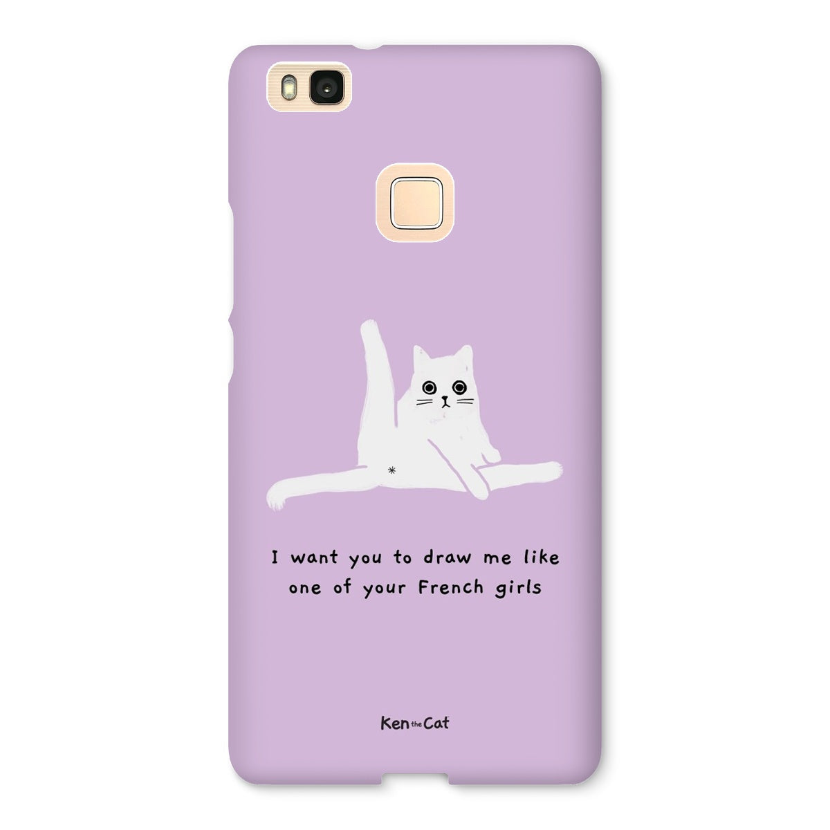 Draw Me Like Your French Girls - Purple Phone Case