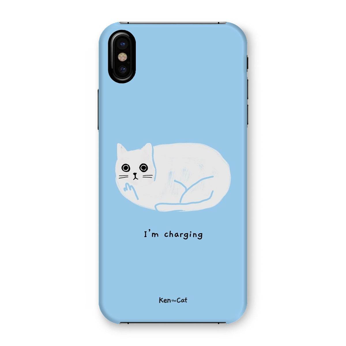 I'm Charging - Blue Phone Case