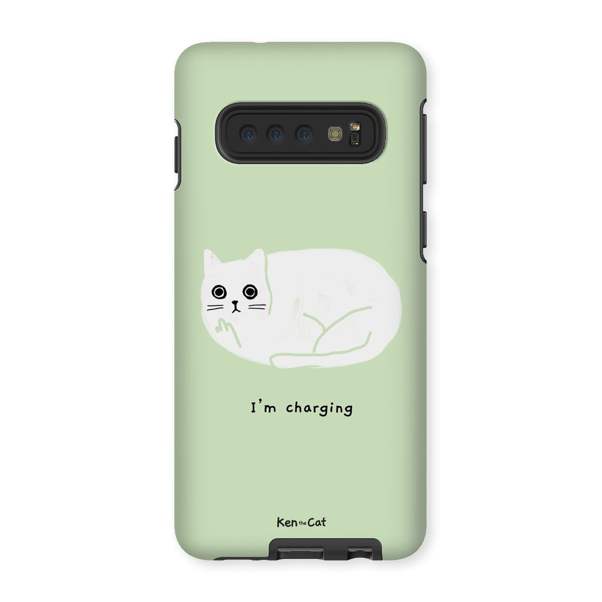 I'm Charging - Green Phone Case