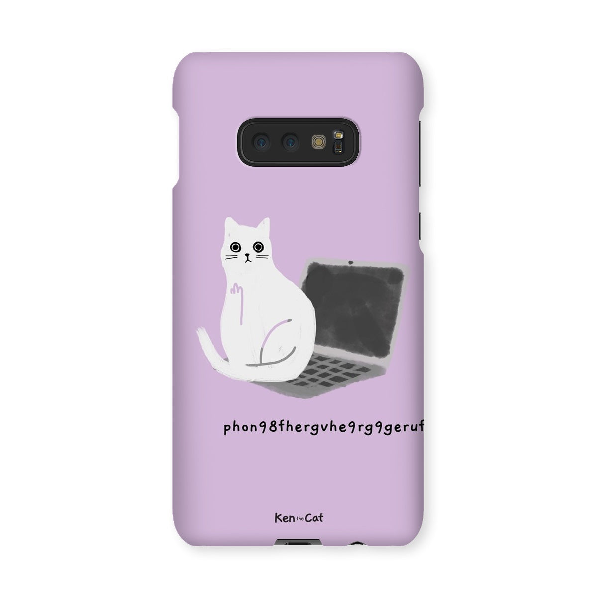 Laptop - Purple Phone Case