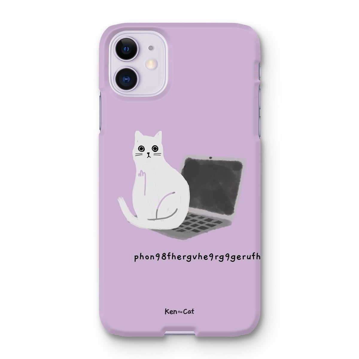 Laptop - Purple Phone Case