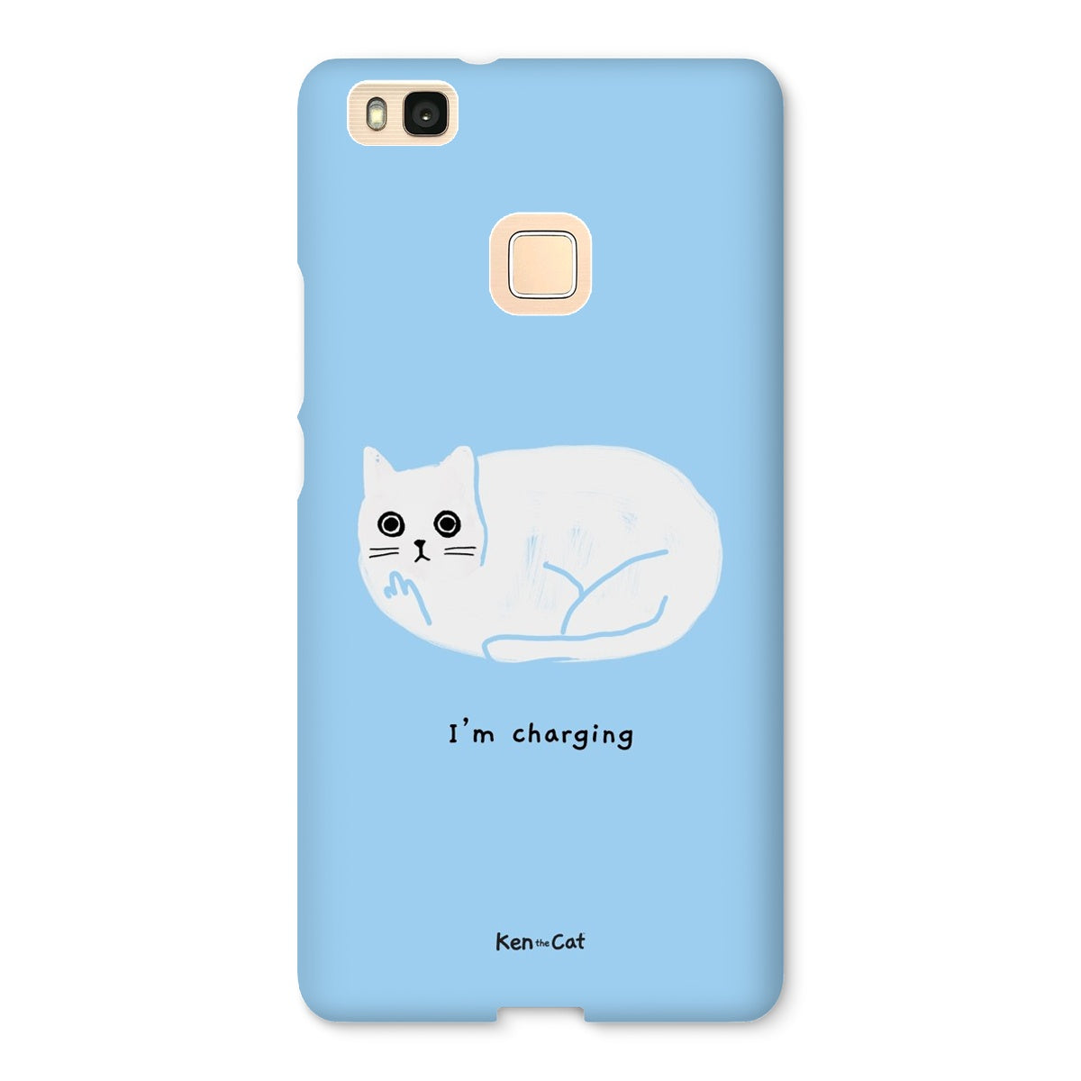 I'm Charging - Blue Phone Case