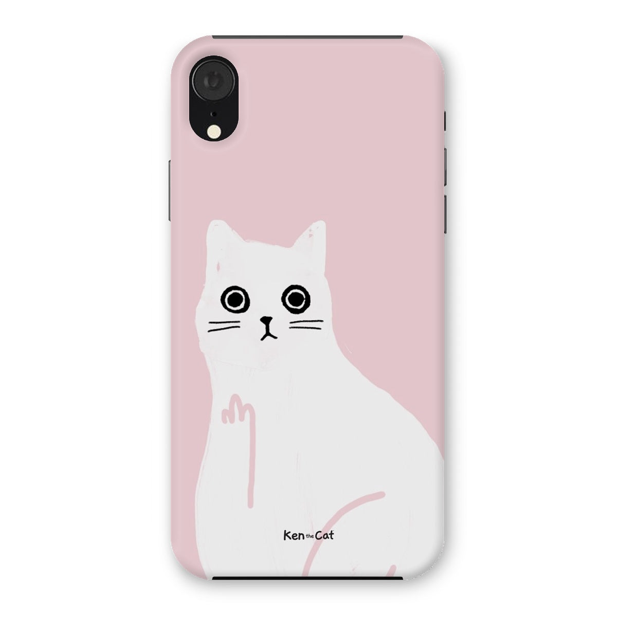 Middle Finger - Pink Phone Case