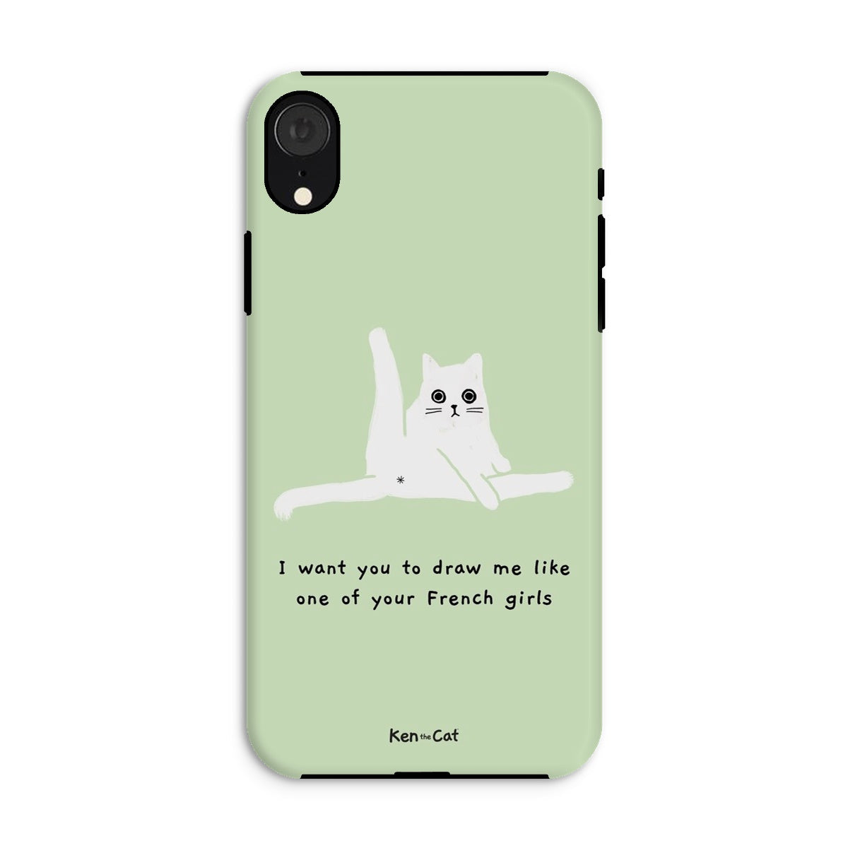 Draw Me Like Your French Girls - Green Phone Case