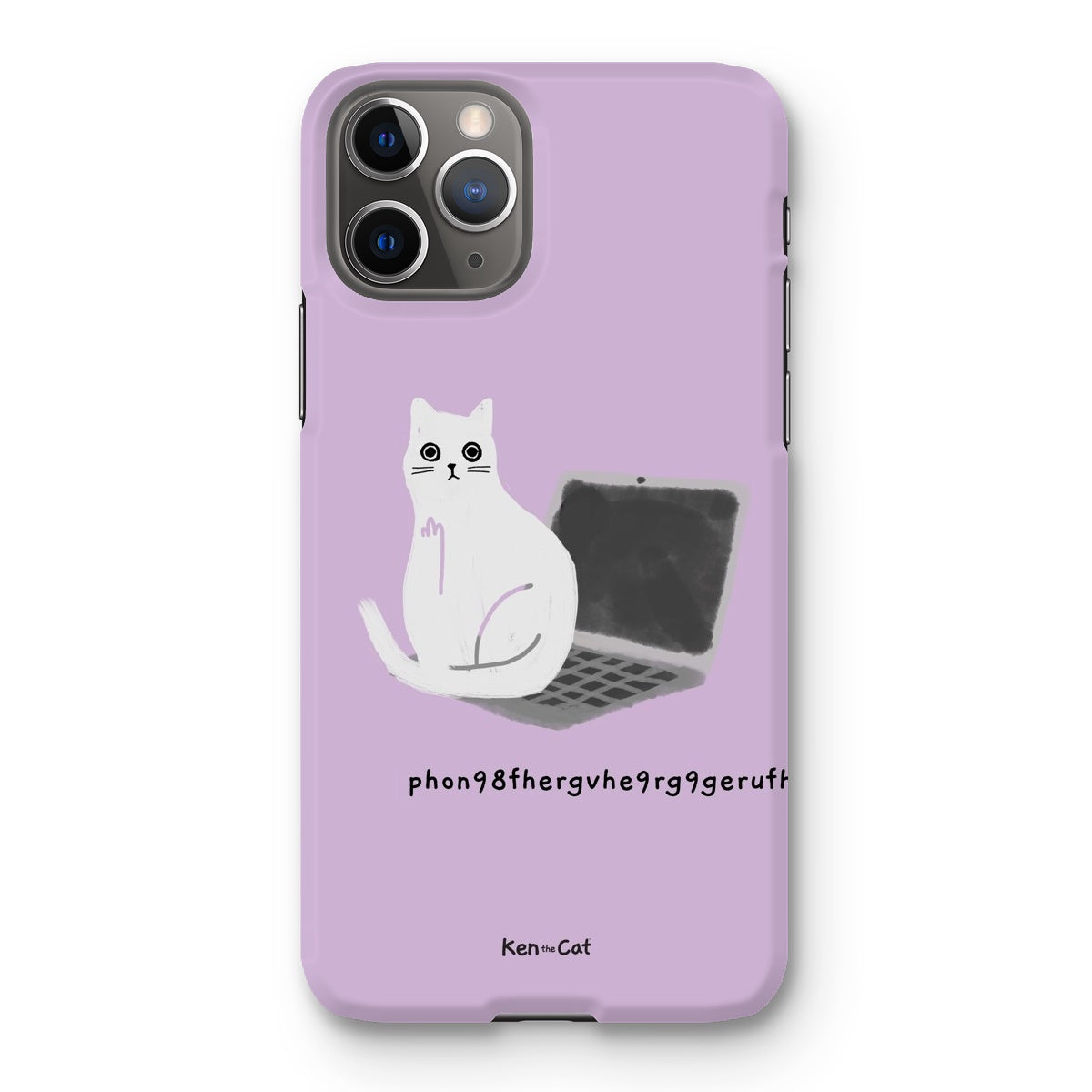 Laptop - Purple Phone Case