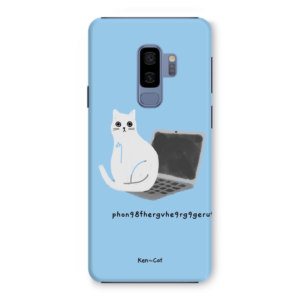 Laptop - Blue Phone Case
