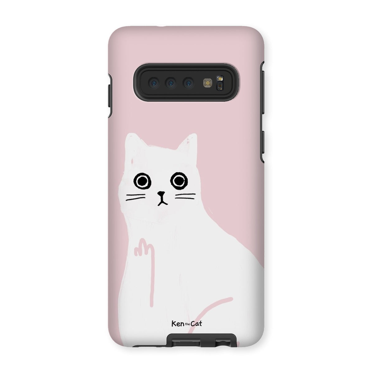 Middle Finger - Pink Phone Case