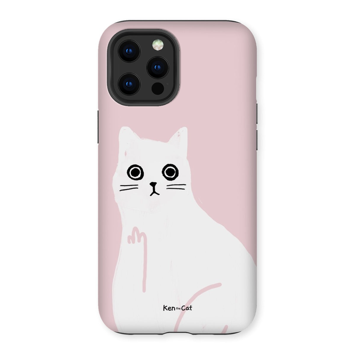 Middle Finger - Pink Phone Case