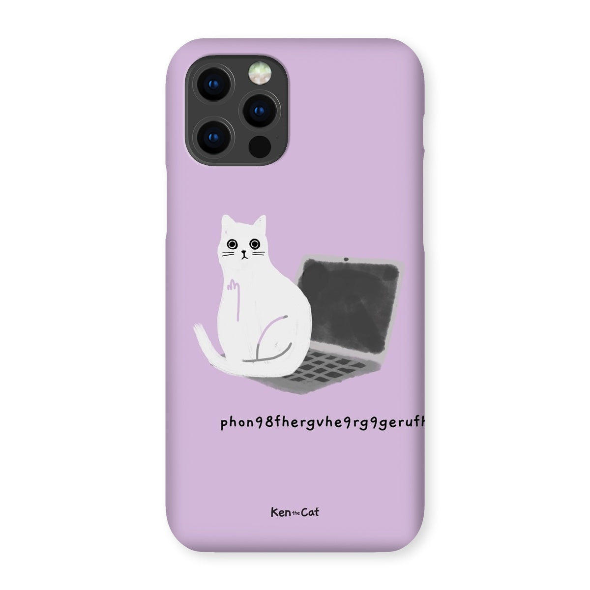 Laptop - Purple Phone Case