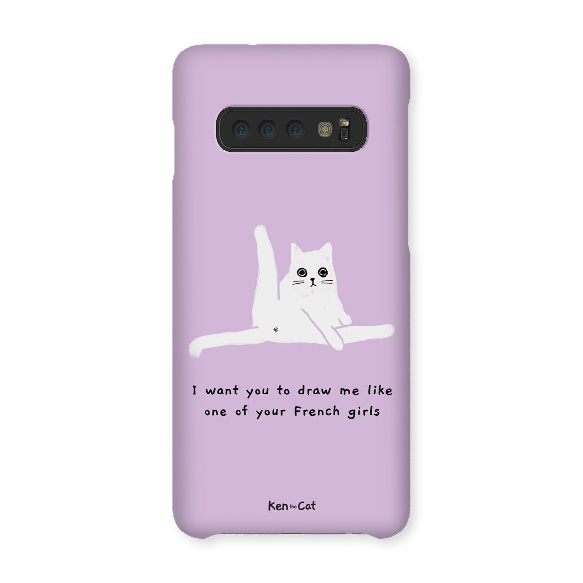 Draw Me Like Your French Girls - Purple Phone Case