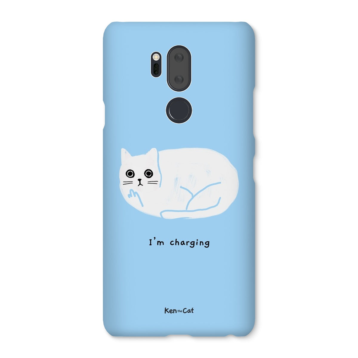 I'm Charging - Blue Phone Case