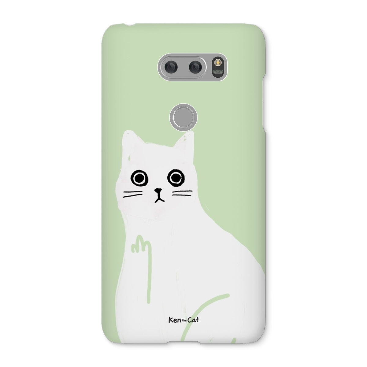 Middle Finger - Green Phone Case