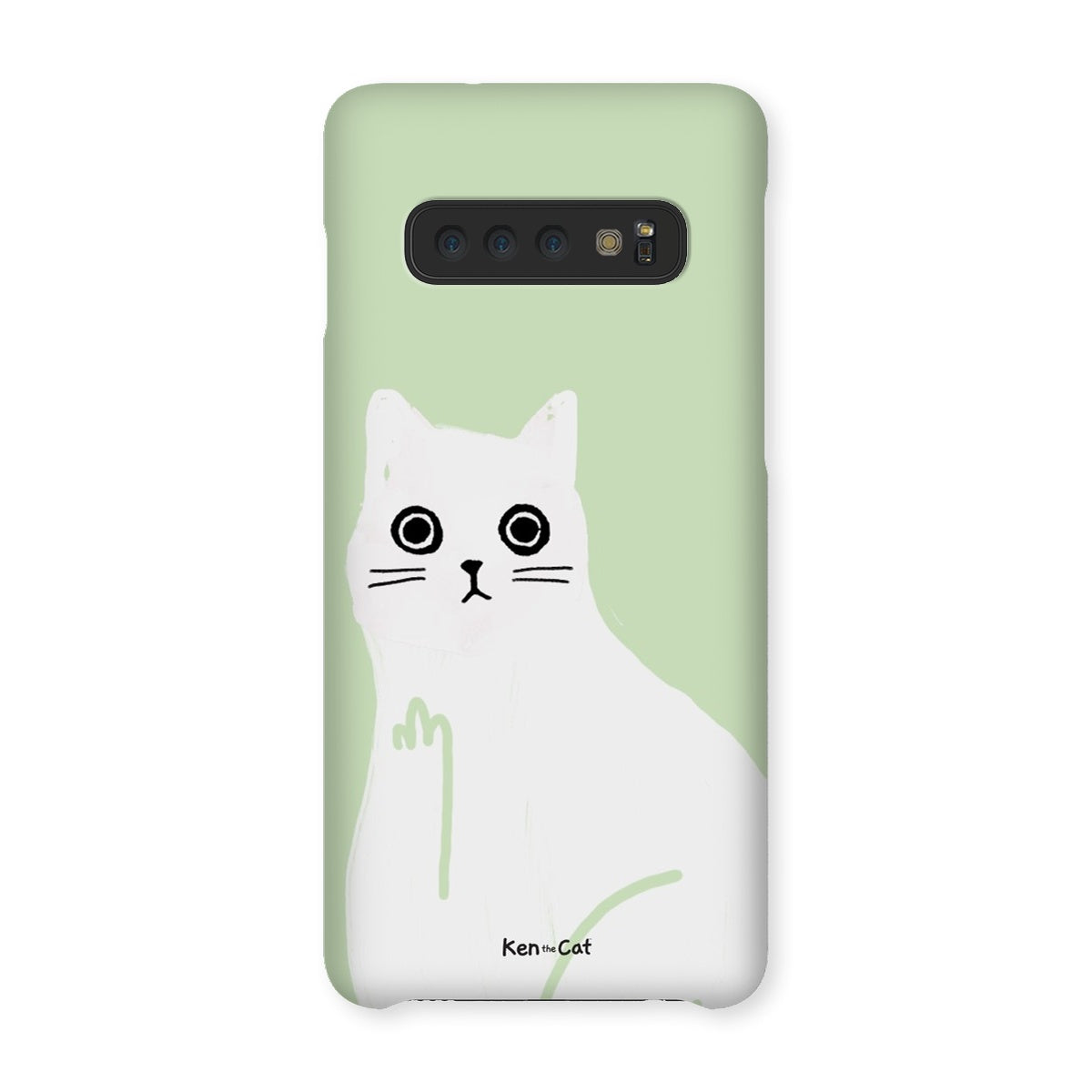 Middle Finger - Green Phone Case