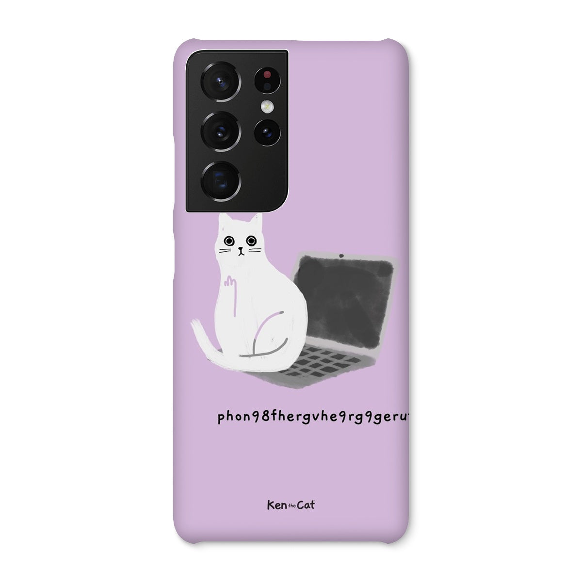 Laptop - Purple Phone Case