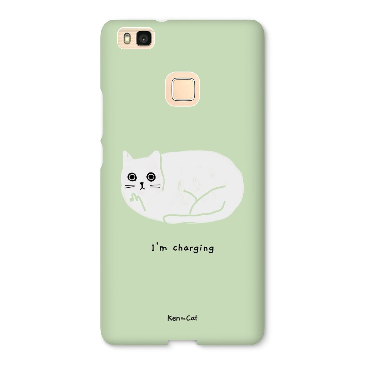 I'm Charging - Green Phone Case